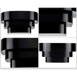 14 in. 1-Light Black Wall Sconce with Metal Shade by Progress Lighting -Progress Lighting Shop matte black progress lighting wall sconces p7103 31 66 1000