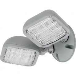 PEWLH Collection 0-Watt Metallic Gray Integrated LED Emergency Light by Progress Lighting
