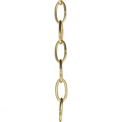 Natural Brass Accessory Chain by Progress Lighting