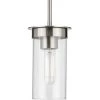Kellwyn 1-Light Brushed Nickel Clear Glass Transitional Mini-Pendant Hanging Light by Progress Lighting 1 Kellwyn 1-Light Brushed Nickel Clear Glass Transitional Mini-Pendant Hanging Light by Progress Lighting -Progress Lighting Shop nickel plated progress lighting pendant lights p500314 009 64 1000