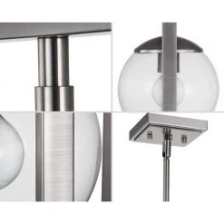 Atwell 1-Light Brushed Nickel Pendant by Progress Lighting -Progress Lighting Shop nickel progress lighting chandeliers p500283 009 1f 1000