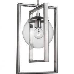 Atwell 1-Light Brushed Nickel Pendant by Progress Lighting