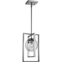 Atwell 1-Light Brushed Nickel Pendant by Progress Lighting -Progress Lighting Shop nickel progress lighting chandeliers p500283 009 76 1000