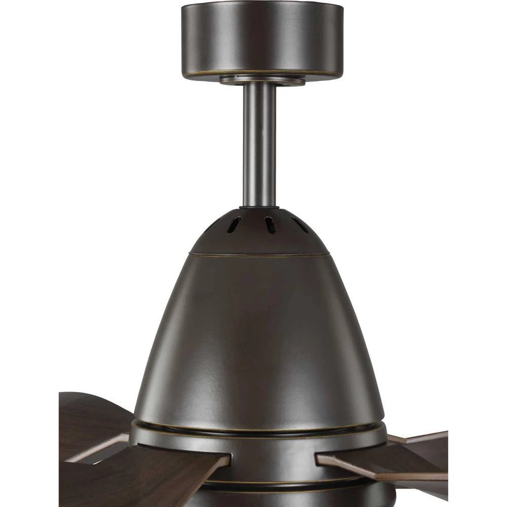 Holland 60 in. Integrated LED Oil Rubbed Bronze Ceiling Fan with Light by Progress Lighting 11 Holland 60 in. Integrated LED Oil Rubbed Bronze Ceiling Fan with Light by Progress Lighting - Image 9