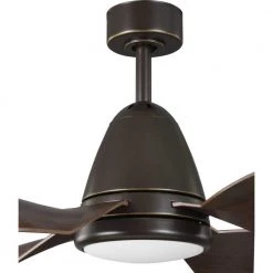 Holland 60 in. Integrated LED Oil Rubbed Bronze Ceiling Fan with Light by Progress Lighting 24 Holland 60 in. Integrated LED Oil Rubbed Bronze Ceiling Fan with Light by Progress Lighting -Progress Lighting Shop oil rubbed bronze progress lighting ceiling fans with lights p250032 108 30 fa 1000