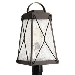 Glenbrook Collection 1-Light Outdoor Oil Rubbed Bronze Post Lamp by Progress Lighting