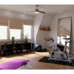 Trevina V 52 in. LED Indoor Painted Nickel ENERGY STAR Modern Ceiling Fan with Light Kit and White Opal Shade by Progress Lighting -Progress Lighting Shop painted nickel progress lighting ceiling fans with lights p250076 152 wb c3 1000