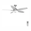 Graceful Collection 54 in. LED Indoor Polished Chrome Modern Ceiling Fan with Light Kit and Remote by Progress Lighting -Progress Lighting Shop polished chrome progress lighting ceiling fans with lights p2544 1530k 64 1000