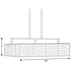 The Pointe Collection 6-Light Polished Chrome Pendant with Clear And Champagne Glass by Progress Lighting -Progress Lighting Shop polished chrome progress lighting chandeliers p5157 15 76 1000