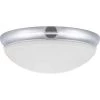 1-Light Polished Chrome Integrated LED Flush Mount by Progress Lighting