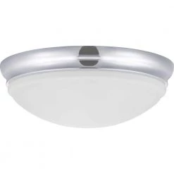 1-Light Polished Chrome Integrated LED Flush Mount by Progress Lighting