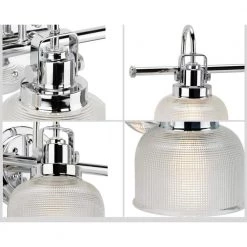 Archie Collection 17 in. 2-Light Polished Chrome Clear Double Prismatic Glass Coastal Bathroom Vanity Light by Progress Lighting 22 Archie Collection 17 in. 2-Light Polished Chrome Clear Double Prismatic Glass Coastal Bathroom Vanity Light by Progress Lighting -Progress Lighting Shop polished chrome progress lighting vanity lighting p2991 15 1f 1000