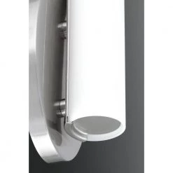 Parallel LED Collection 22" Polished Chrome Etched White Glass Luxe Bath Vanity Light by Progress Lighting -Progress Lighting Shop polished chrome progress lighting vanity lighting p300183 015 30 44 1000