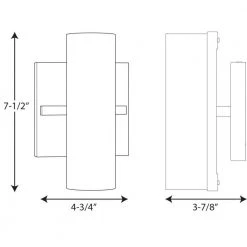 Colonnade LED Collection 1-Light Polished Chrome Etched White Glass Luxe Bath Vanity Light by Progress Lighting -Progress Lighting Shop polished chrome progress lighting vanity lighting p300185 015 30 31 1000