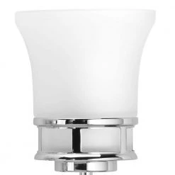 Cascadia Collection 1-Light Polished Chrome Etched Glass Coastal Bath Vanity Light by Progress Lighting -Progress Lighting Shop polished chrome progress lighting wall sconces p2146 15 1f 1000