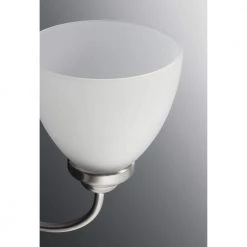 Heart Collection 1-Light Polished Chrome Etched Glass Farmhouse Bath Vanity Light by Progress Lighting -Progress Lighting Shop polished chrome progress lighting wall sconces p2913 15 a0 1000