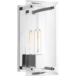 Hobbs Collection 1-Light Polished Chrome Wall Sconce by Progress Lighting