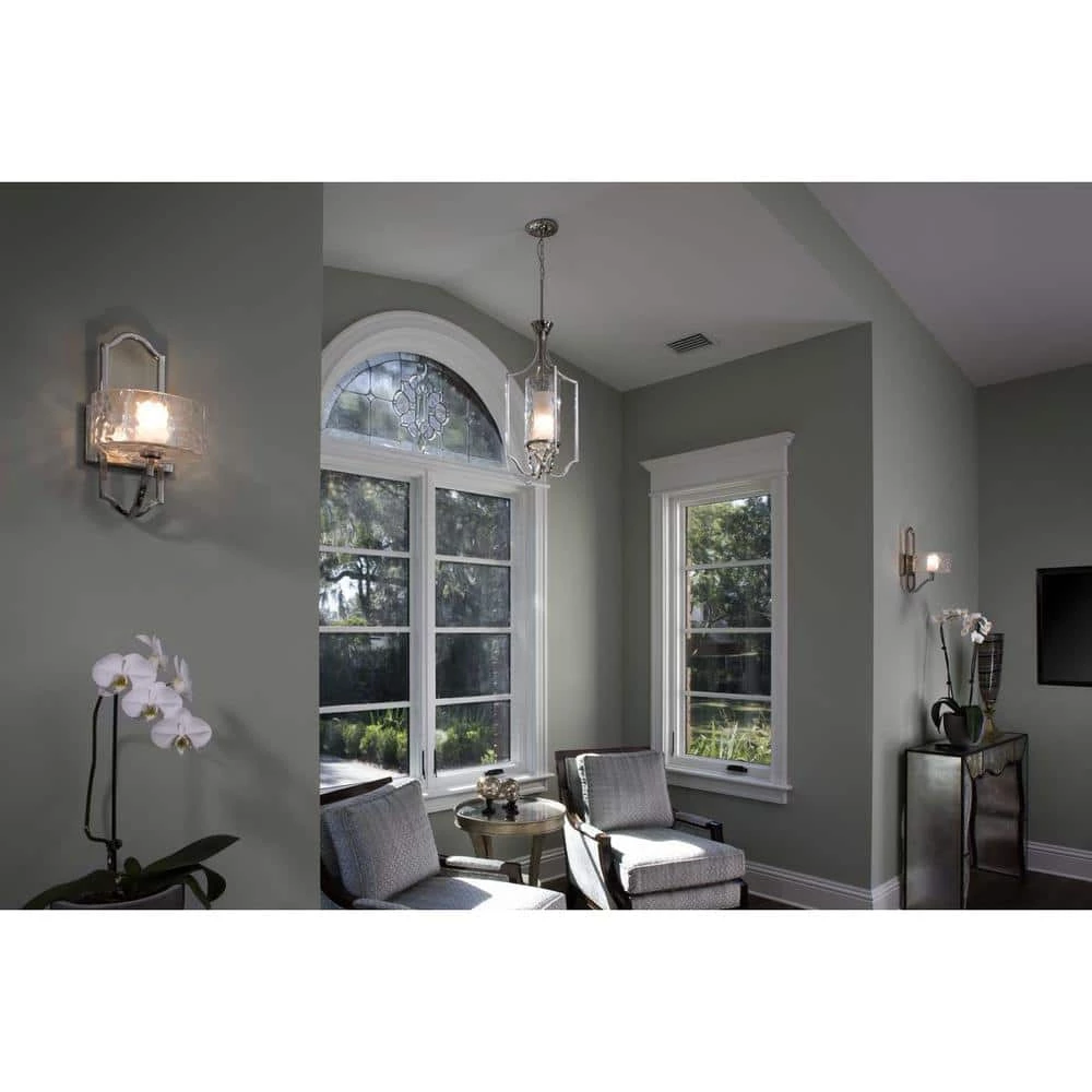 Caress Collection 1-Light Polished Nickel Foyer Pendant by Progress Lighting 6 Caress Collection 1-Light Polished Nickel Foyer Pendant by Progress Lighting - Image 4