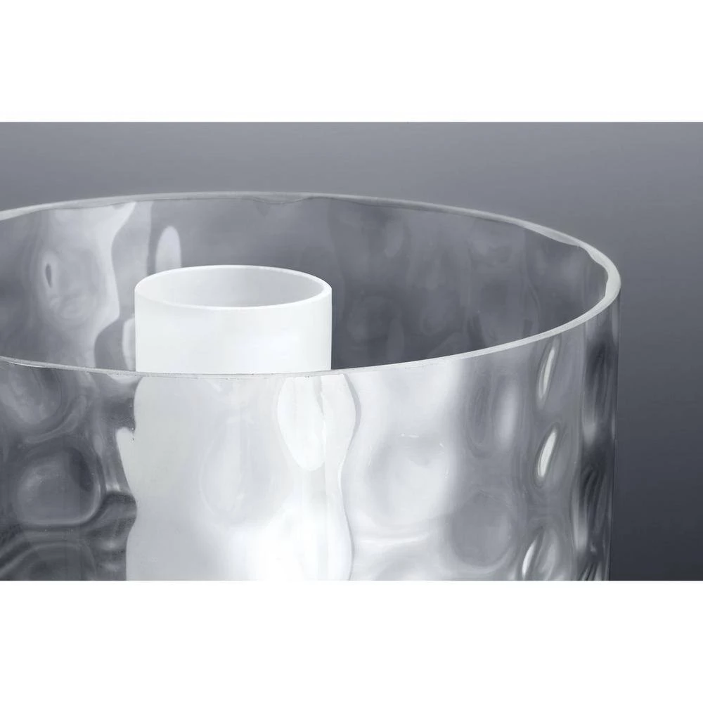 Caress Collection 9-Light Polished Nickel Clear Water Glass Luxe Chandelier Light by Progress Lighting 5 Caress Collection 9-Light Polished Nickel Clear Water Glass Luxe Chandelier Light by Progress Lighting - Image 3