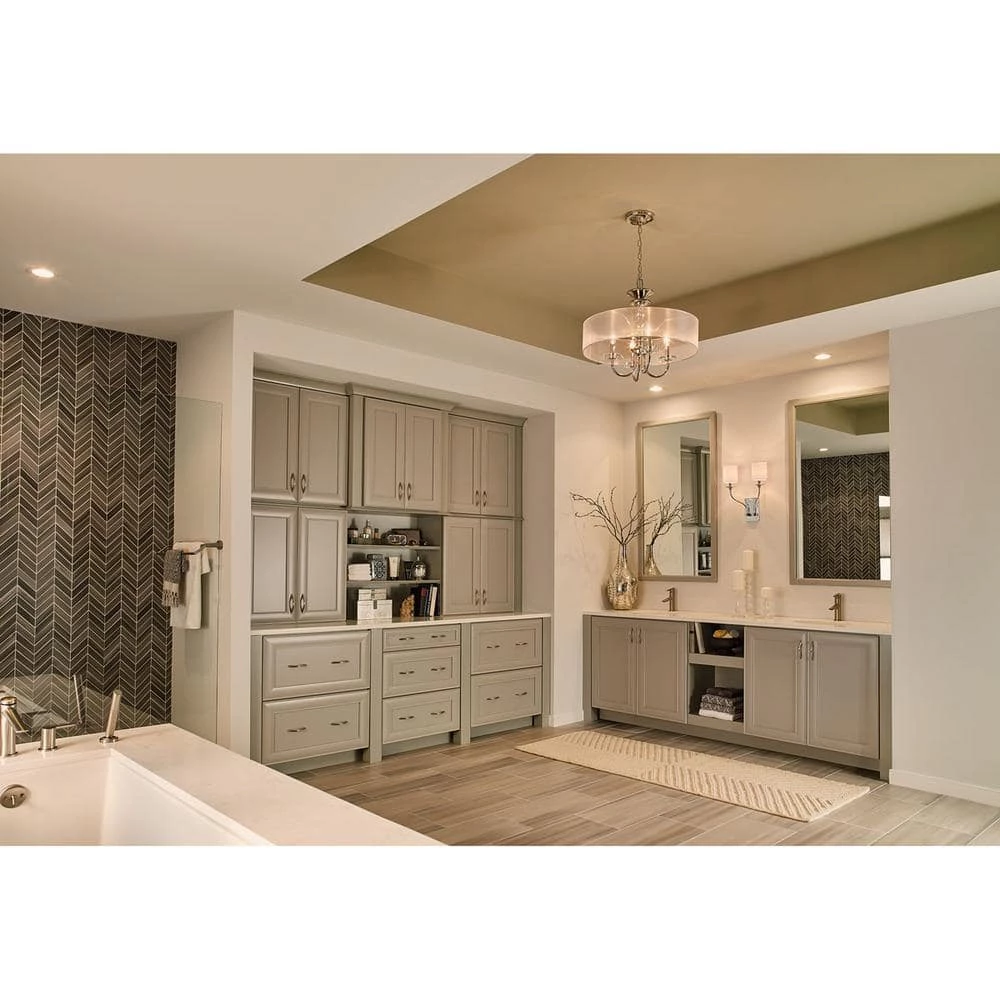 March Collection 4-Light Polished Nickel Pendant by Progress Lighting 4 March Collection 4-Light Polished Nickel Pendant by Progress Lighting - Image 2