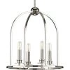 Seneca Polished Nickel 4-Light Foyer Pendant by Progress Lighting -Progress Lighting Shop polished nickel progress lighting chandeliers p500121 104 64 1000