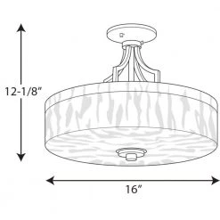 Caress Collection 2-Light Polished Nickel Semi-Flush Mount by Progress Lighting 7 Caress Collection 2-Light Polished Nickel Semi-Flush Mount by Progress Lighting -Progress Lighting Shop polished nickel progress lighting flush mount lights p3434 104 31 1000