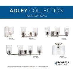 Adley Collection 1-Light Polished Nickel Clear Glass New Traditional Flush Mount Light by Progress Lighting 15 Adley Collection 1-Light Polished Nickel Clear Glass New Traditional Flush Mount Light by Progress Lighting -Progress Lighting Shop polished nickel progress lighting flush mount lights p350213 104 76 1000