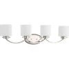 Nisse Collection 4-Light Polished Nickel Opal Etched Glass Luxe Bath Vanity Light by Progress Lighting 1 Nisse Collection 4-Light Polished Nickel Opal Etched Glass Luxe Bath Vanity Light by Progress Lighting -Progress Lighting Shop polished nickel progress lighting vanity lighting p2015 104 64 1000