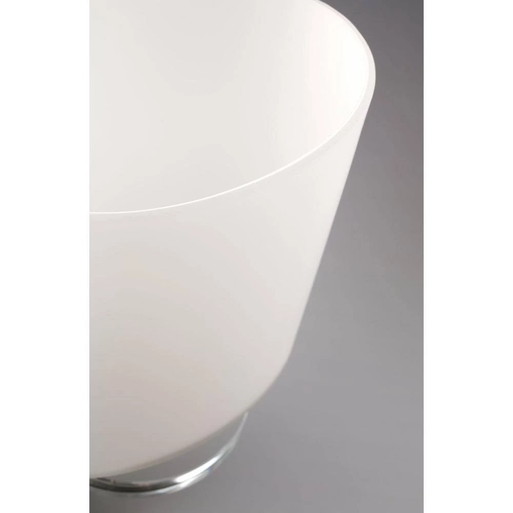 Nisse Collection 4-Light Polished Nickel Opal Etched Glass Luxe Bath Vanity Light by Progress Lighting 7 Nisse Collection 4-Light Polished Nickel Opal Etched Glass Luxe Bath Vanity Light by Progress Lighting - Image 5