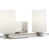 Lisbon Collection 2-Light Polished Nickel Etched Opal Glass Luxe Bath Vanity Light by Progress Lighting -Progress Lighting Shop polished nickel progress lighting vanity lighting p300198 104 64 1000