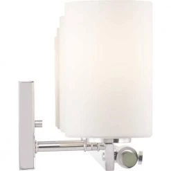 Lisbon Collection 4-Light Polished Nickel Etched Opal Glass Luxe Bath Vanity Light by Progress Lighting -Progress Lighting Shop polished nickel progress lighting vanity lighting p300200 104 44 1000