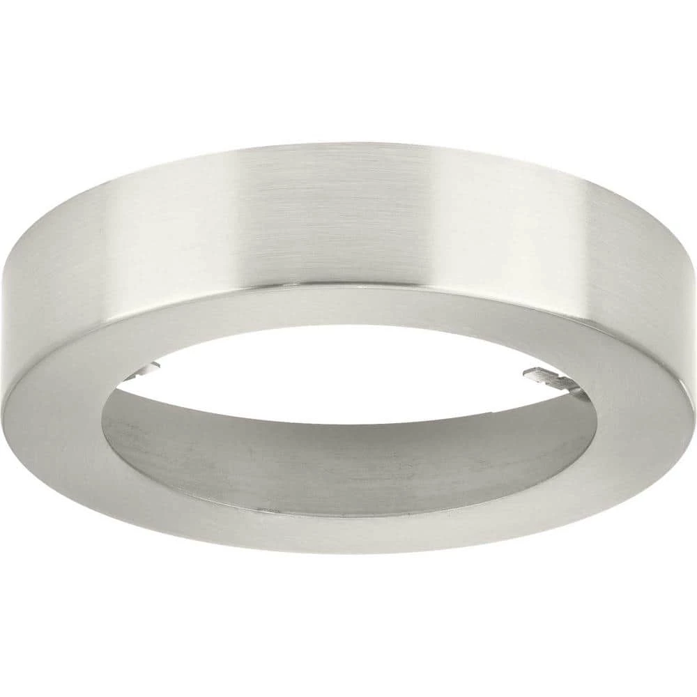 Everlume 5 in. Brushed Nickel Edgelit Round Trim Ring by Progress Lighting 3 Everlume 5 in. Brushed Nickel Edgelit Round Trim Ring by Progress Lighting