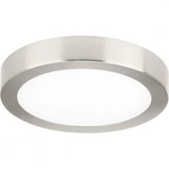 Everlume Collection Brushed Nickel 7 in. Edgelit Round Trim Ring by Progress Lighting 8 Everlume Collection Brushed Nickel 7 in. Edgelit Round Trim Ring by Progress Lighting -Progress Lighting Shop progress lighting ceiling light parts p860049 009 4f 1000
