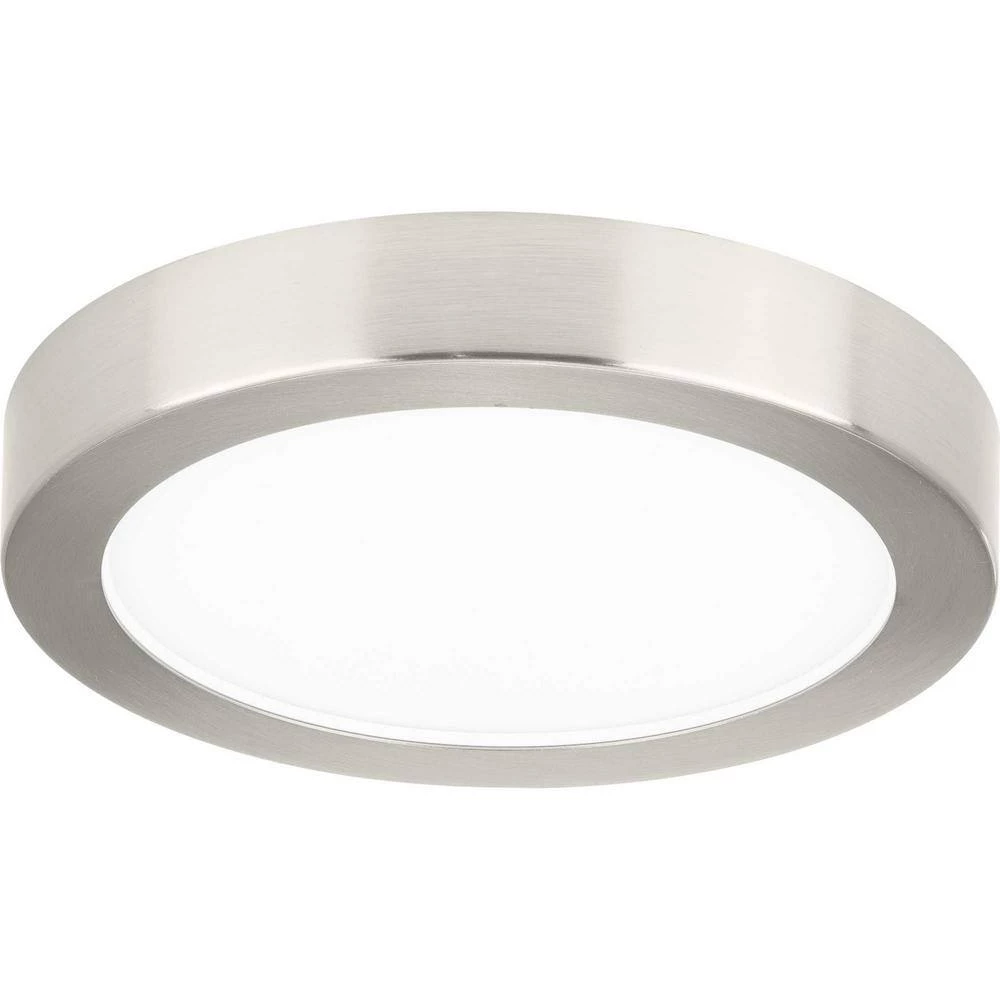 Everlume Collection Brushed Nickel 7 in. Edgelit Round Trim Ring by Progress Lighting 5 Everlume Collection Brushed Nickel 7 in. Edgelit Round Trim Ring by Progress Lighting - Image 3