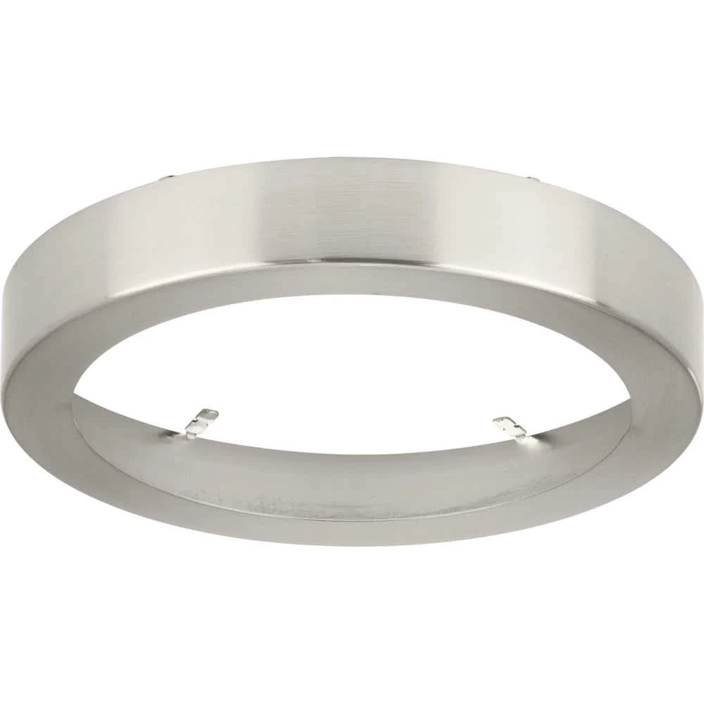 Everlume Collection Brushed Nickel 7 in. Edgelit Round Trim Ring by Progress Lighting 3 Everlume Collection Brushed Nickel 7 in. Edgelit Round Trim Ring by Progress Lighting