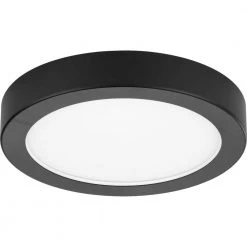 Everlume 7 in. Black Edgelit Round Trim Ring by Progress Lighting -Progress Lighting Shop progress lighting ceiling light parts p860049 031 4f 1000