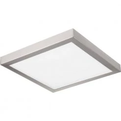 Everlume 11 in. Brushed Nickel Edgelit Square Trim Ring by Progress Lighting 8 Everlume 11 in. Brushed Nickel Edgelit Square Trim Ring by Progress Lighting -Progress Lighting Shop progress lighting ceiling light parts p860054 009 4f 1000