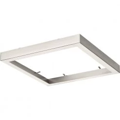 Everlume 11 in. Brushed Nickel Edgelit Square Trim Ring by Progress Lighting