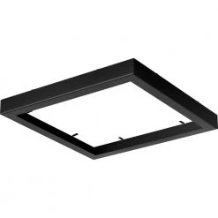 Everlume 11 in. Black Edgelit Square Trim Ring by Progress Lighting