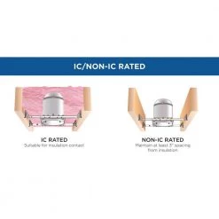 4 in. Steel Air-Tight Non-IC New Construction Recessed Housing by Progress Lighting 16 4 in. Steel Air-Tight Non-IC New Construction Recessed Housing by Progress Lighting -Progress Lighting Shop progress lighting recessed lighting housings p804n n md at 1f 1000