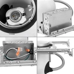 4 in. Steel Air-Tight Non-IC New Construction Recessed Housing by Progress Lighting 15 4 in. Steel Air-Tight Non-IC New Construction Recessed Housing by Progress Lighting -Progress Lighting Shop progress lighting recessed lighting housings p804n n md at 4f 1000