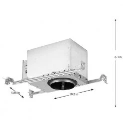 4 in. Steel Air-Tight IC New Construction Recessed Housing by Progress Lighting -Progress Lighting Shop progress lighting recessed lighting housings p804n n md icat d4 1000