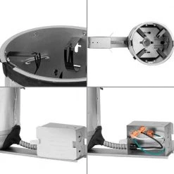 6 in. Steel Recessed Remodel Housing for 6 in. Trim by Progress Lighting 16 6 in. Steel Recessed Remodel Housing for 6 in. Trim by Progress Lighting -Progress Lighting Shop progress lighting recessed lighting housings p806n r md icat 1f 1000