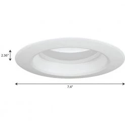 Intrinsic Collection 1-Light Satin White Modern Recessed LED Downlight by Progress Lighting 5 Intrinsic Collection 1-Light Satin White Modern Recessed LED Downlight by Progress Lighting -Progress Lighting Shop progress lighting recessed lighting trims p800002 028 30 c3 1000