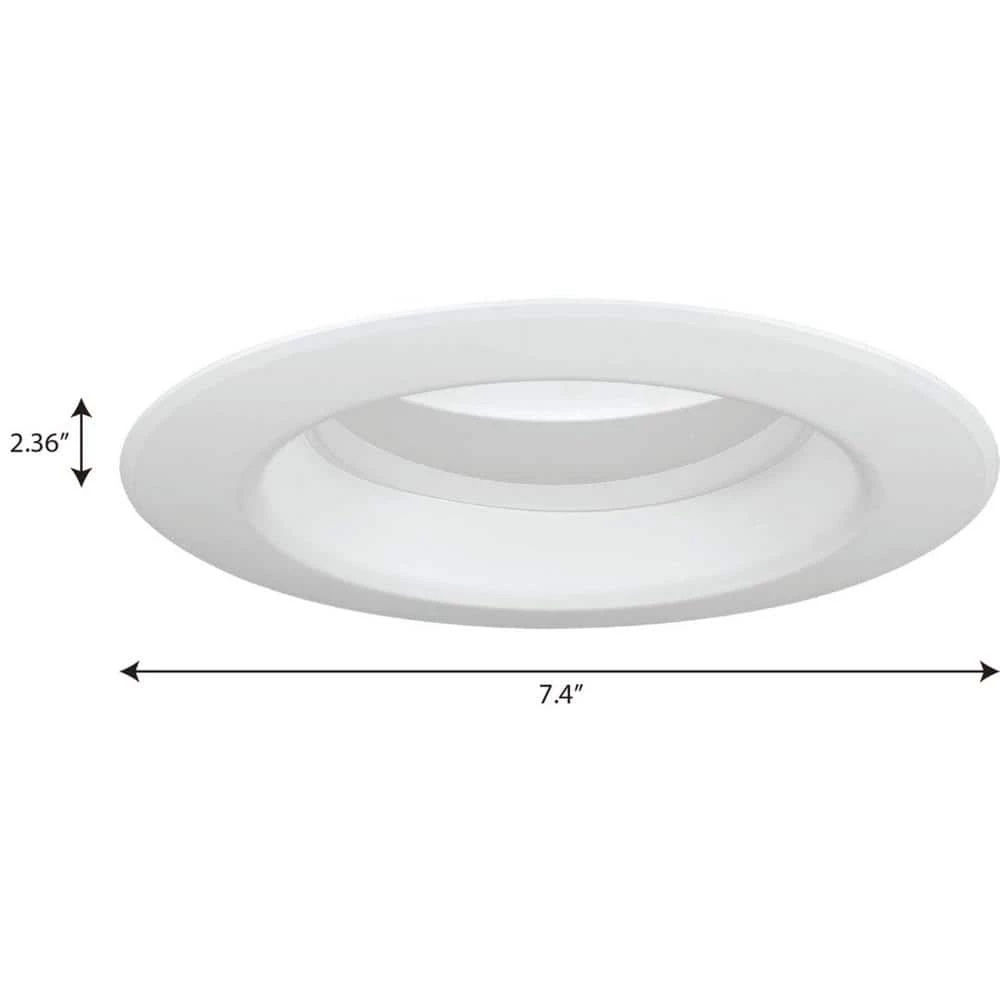Intrinsic Collection 1-Light Satin White Modern Recessed LED Downlight by Progress Lighting 4 Intrinsic Collection 1-Light Satin White Modern Recessed LED Downlight by Progress Lighting - Image 2