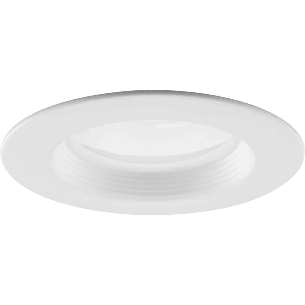 Intrinsic 5 in. 3000K Integrated LED Satin White Baffle Recessed High Lumen Integrated LED Downlight by Progress Lighting 3 Intrinsic 5 in. 3000K Integrated LED Satin White Baffle Recessed High Lumen Integrated LED Downlight by Progress Lighting