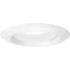 Intrinsic 4 in. 3000K Integrated LED Satin White Recessed Light Eyeball Integrated LED Downlight by Progress Lighting -Progress Lighting Shop progress lighting recessed lighting trims p800022 028 cs 64 1000