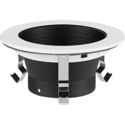 4 in. Black Recessed Step Baffle Trim for 4 in. Housing by Progress Lighting -Progress Lighting Shop progress lighting recessed lighting trims p804000 031 1f 1000