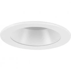 4 in. Satin White Recessed Open Trim for 4 in. Housing by Progress Lighting