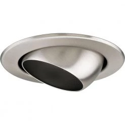 4 in. Brushed Nickel Recessed Eyeball Trim by Progress Lighting